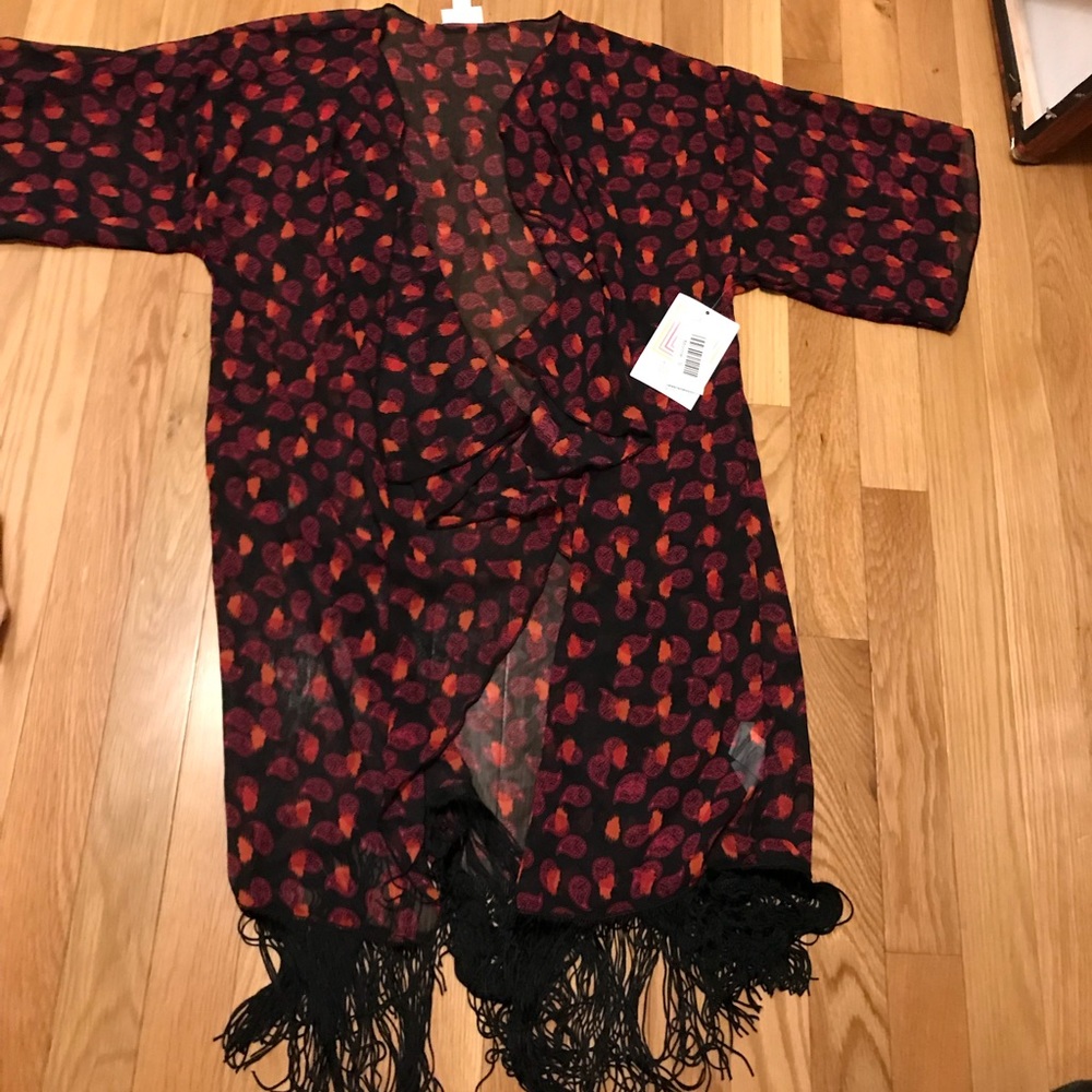Lularoe Monroe size small paisley fringe